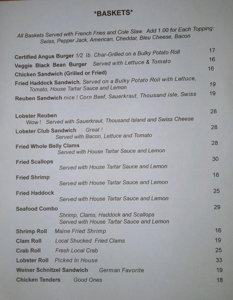 The Happy Clam Menu image 2