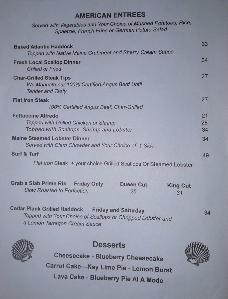 The Happy Clam Menu image 3